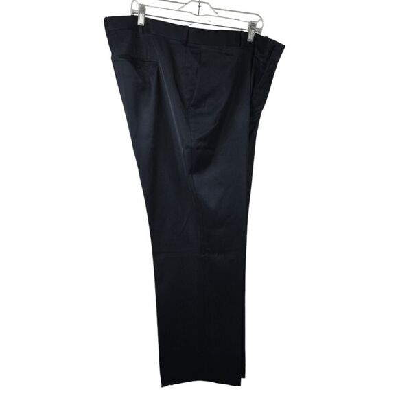 Perry Ellis Portfolio 40x30 Men Modern-Fit Performance Stretch Dress Pants Navy - Picture 11 of 12
